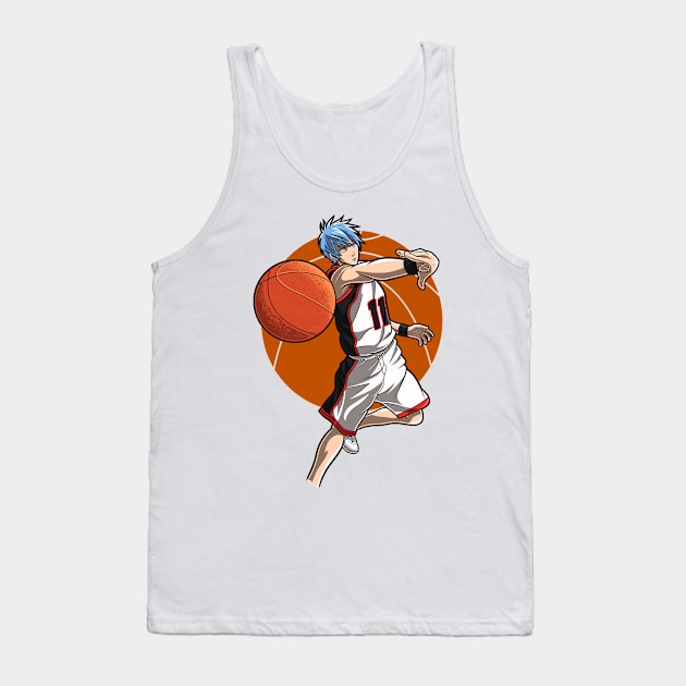 Kuroko in Action Color Tank Top by Paradox Studio